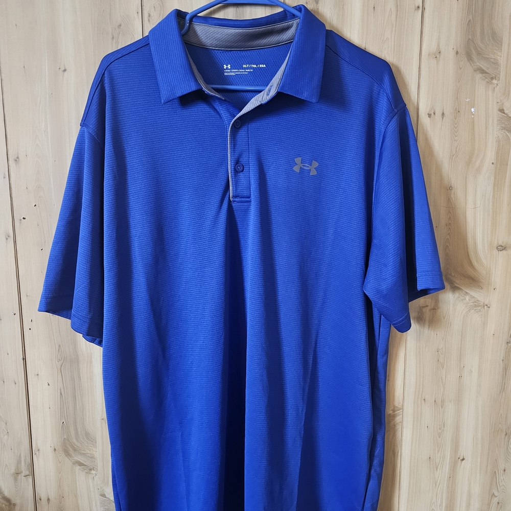 Under Armour Men's Vibrant Blue Polo
